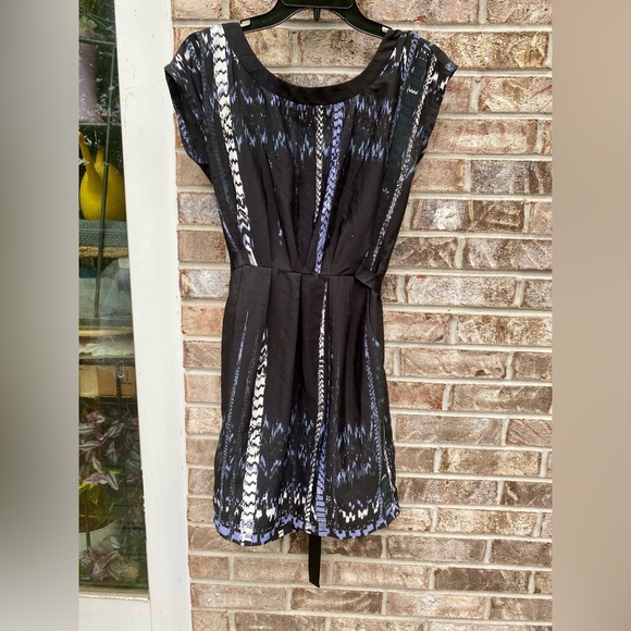 Y2K BeBop Black & Purple Belted Dress - Picture 6 of 9